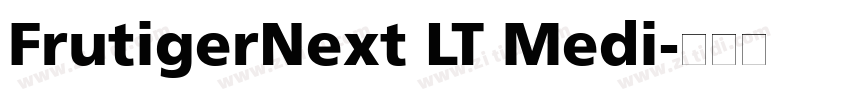 FrutigerNext LT Medi字体转换